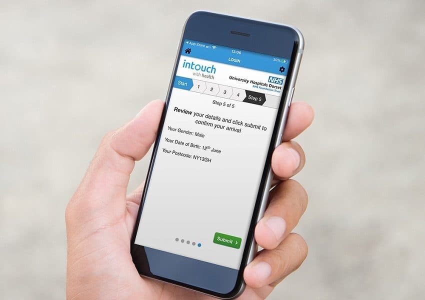 Poole-Hospital Poole Hospital launches mobile check-in app