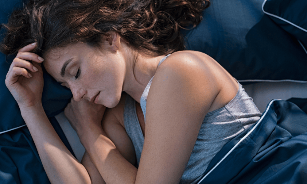 Pink Inspirational Instagram Quote Therapist-approved sleep hygiene techniques to unlock the power of quality sleep