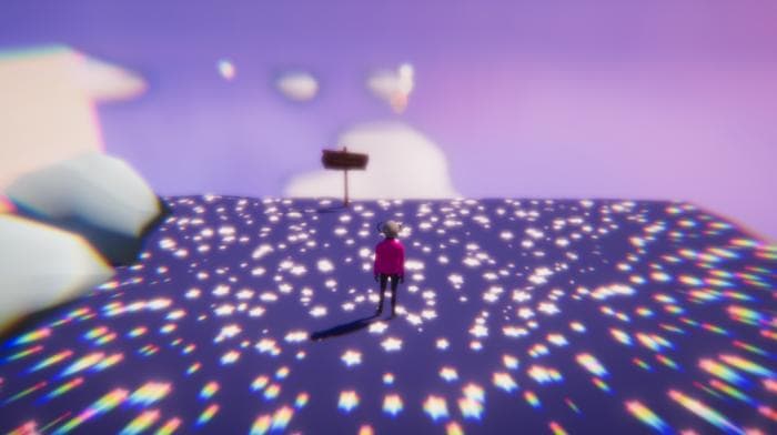 Low-Res_Guilt for Dreaming screenshot Abstract adventure game allows players to explore their mental health