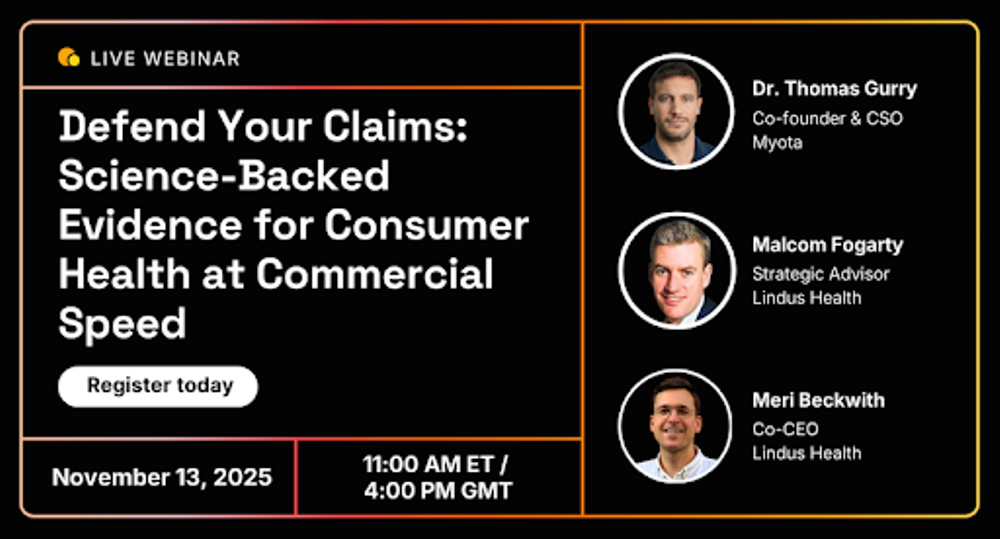 Defend your claims: Science-backed evidence for consumer health at commercial speed